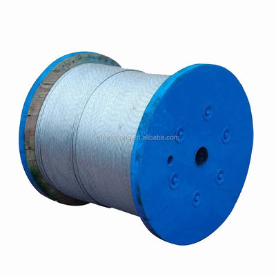 comprar Cables galvanizados de acero 1 x 7 para el alambre de mensajería, alambre de tierra y alambre de mantenimiento de acero de carbono estándar DIN online manufacture