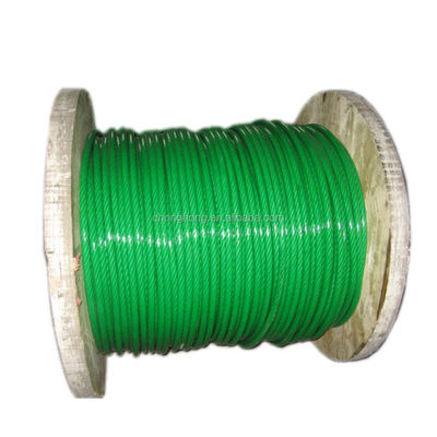 comprar Seguridad Cables de alambre de acero inoxidable recubiertos de PVC impermeable para otros servicios de procesamiento y resistencia a la tracción 1370-2160MPA online manufacture