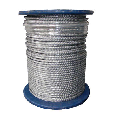 comprar Alta resistencia a la tracción cuerda de alambre de acero de bobina cerrada para transporte de pasajeros de acero galvanizado de carbono online manufacture