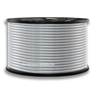 comprar Cuerdas de alambre de acero brillante 6x19 6x36 6x41 8x36 6x36 Construcción Construcción 6x36 Núcleo de acero o núcleo de fibra brillante online manufacture