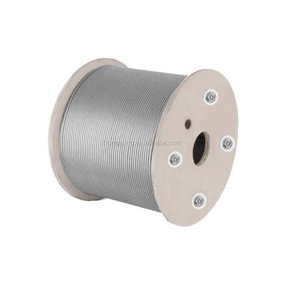 comprar 6 mm de acero inoxidable sin aleación AISI304 / 316 Hot Dip galvanizado de alambre de acero 6x19 pp por metro para sus necesidades online manufacture