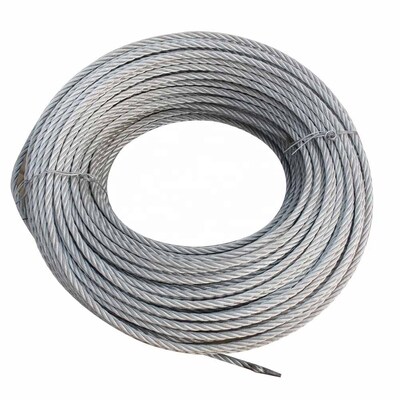 Un buen precio. 7X19 Cuerdas de alambre de acero inoxidable de 1,5 mm para materiales de construcción Flexibilidad sin aleación en línea