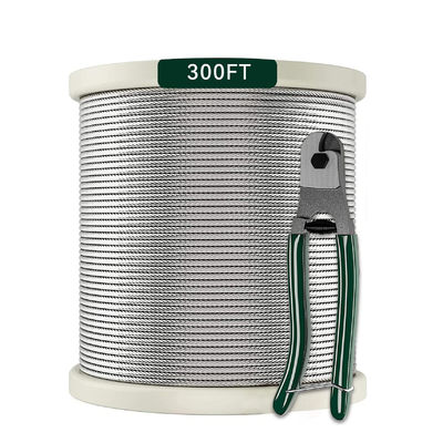 comprar Cortador de cinturón de cable de acero inoxidable 7x7 T316 para barandillas de cubierta acero especial de dirección fría online manufacture