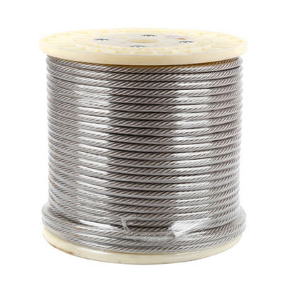 Un buen precio. 0.5-0.6mm Diámetro 7 * 7 304 Acero inoxidable Cable de alambre para la construcción en línea