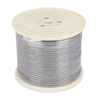 comprar Finalización de la superficie Otros 2 mm de diámetro 2 mm de diámetro 1x7 ss304 Acero cuerda de alambre ss316 Cable de acero inoxidable Cables de cable de acero online manufacture