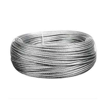 comprar Cables de acero galvanizados de fibra de acero inoxidable / núcleo de algodón 1X7 para uso eléctrico sin aleación y duradero online manufacture