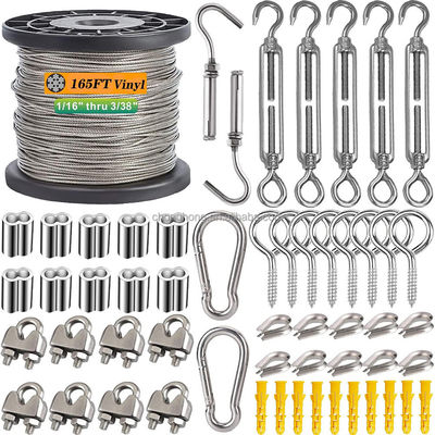 comprar Kit de cuerda de alambre de acero inoxidable 1/16 