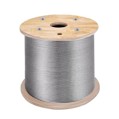 comprar 7*7 Cuerdas de alambre de acero recubiertas de PVC para aplicaciones pesadas Diámetro de 0,36 m a 16 mm online manufacture