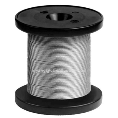 comprar Cables de avión galvanizados de 500 pies Reels de plástico 7x19 cuerda de alambre Cables de acero galvanizados para la construcción online manufacture