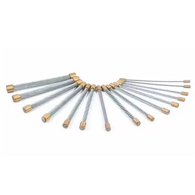 Un buen precio. 6X7 FC 7X7 Acero galvanizado de alambre de acero de alto carbono de alambre de acero ASTM estándar y resistente para la aplicación de cuerdas en línea