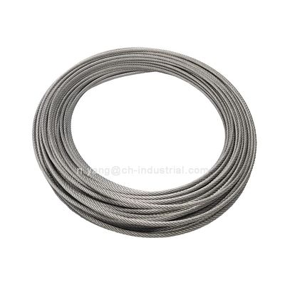 comprar 120 pies 1/8 pulgadas T316 Cable de avión de acero inoxidable 7x7 hebras cuerda de alambre para bricolaje online manufacture
