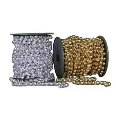 comprar 4mm cadena de bolas fabricante de metal colorido personalizado cadena de bolas para joyería haciendo cadena de etiquetas online manufacture