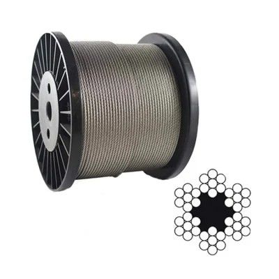 comprar Cuerdas de acero inoxidable sin revestimiento de 3/16 
