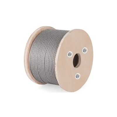 comprar Contenido de Si % 1.0 AISI304 AISI316 7x19 Cables de acero Cables de acero inoxidable de 2 mm a 12 mm ss304 ss316 Cables de acero inoxidable marino online manufacture
