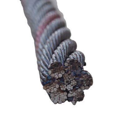 comprar Cable de acero inoxidable engrosado de 400 pies 7x19 cuerda de alambre de hebras para patio de línea de cremallera Rejilla de cubierta de 1/4 