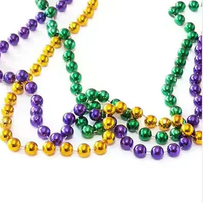 comprar Cadena de bolas de plástico estándar de 6 mm 7 mm 8 mm Cadena de bolas de plata Cadena de bolas de colores Cadena de bolas Soldada online manufacture