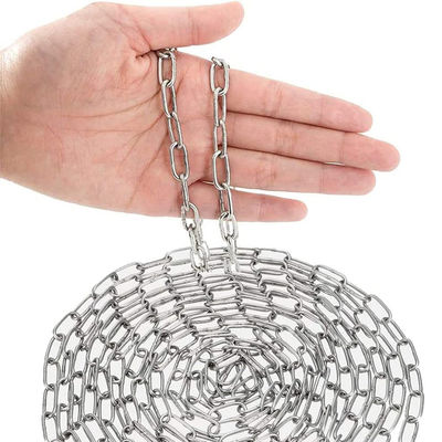 comprar Cadenas de acero inoxidable de 3 mm de conexión redonda de elevación de Chian online manufacture
