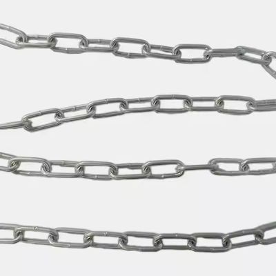 comprar 3 mm mayorista de alta calidad Q235 soldado zinc galvanizado cadena de enlace para exteriores online manufacture