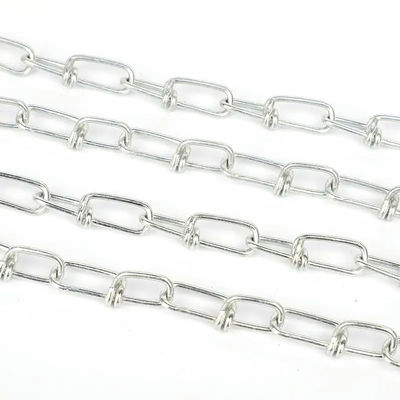 Cadenas de enlace corto de acero inoxidable de trabajo pesado para decoración y función de cadena de arrastre