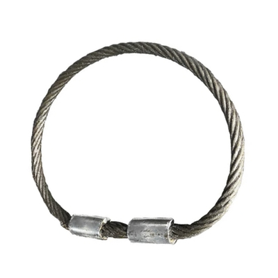 Un buen precio. Galvanized Steel Wire Rope Lifting Sling Hand Rigging Slings With Thimble for Crane en línea