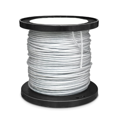 Un buen precio. Línea de recorte de núcleo de metal de trabajo pesado Núcleo de acero de acero y recubrimiento de nylon Cuerdas de recorte de cuerda bobinas para recortadores de malezas Partes de cortadoras de césped en línea