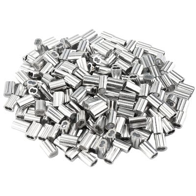 Un buen precio. Sleeve de reloj de arena 8 caracteres Sleeve de aluminio para la superficie de autocolor Ferrule de cable en línea