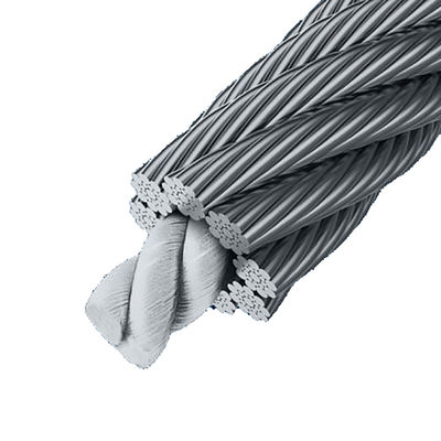 Un buen precio. 6x19S IWR Cuerdas de alambre de acero inoxidable galvanizadas para perforación Tolerancia de elevación ± 1% en línea