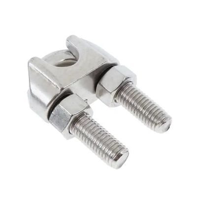 Un buen precio. Clampada de cuerda de alambre de acero inoxidable ajustable electro galvanizada para aparatos metálicos en línea
