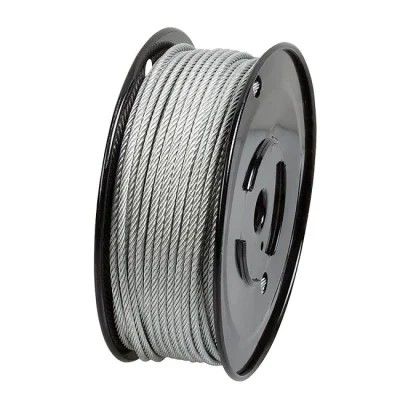 Un buen precio. Acero inoxidable 8.4mm 5xK19S SFC 1960 cuerda de alambre para la construcción de sistemas de energía eólica en línea
