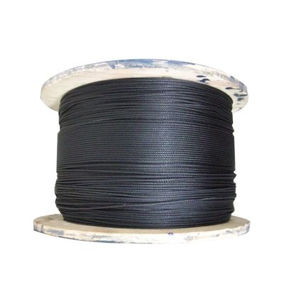Un buen precio. Cable de avión galvanizado negrado 7x7 7x19 cuerda de alambre de acero para escenarios y películas en línea