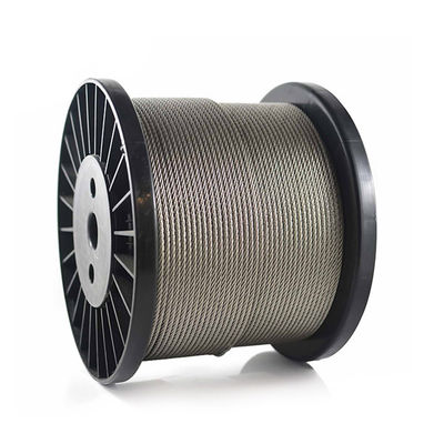 Un buen precio. Cable de acero galvanizado de carga pesada sin aleación 8.3mm 4x31WS FC sumergido en caliente en línea