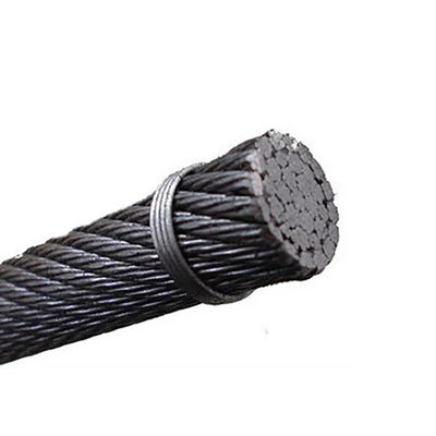 Acero carbono de grado m 72B 60 70 80 Cuerdas de alambre antitorsión para grúa 18X19 Cables de alta tracción