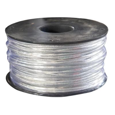 Un buen precio. Cuerdas de alambre de acero inoxidable 304 revestido con PVC fuerte para la línea de la ropa y la tracción en línea