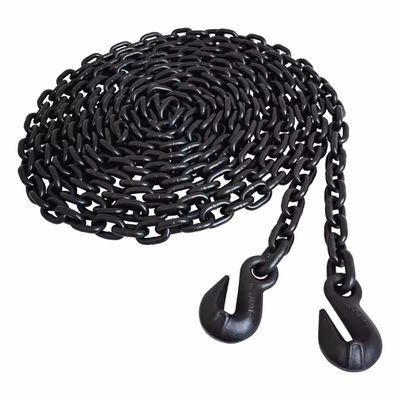 Un buen precio. Cadenas de elevación G80 con límite de carga de trabajo de 2 t y ganchos de soldadura en línea