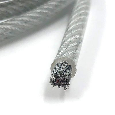 Un buen precio. 7x7 PVC revestido de acero galvanizado cuerda de alambre para la línea de ropa especial de acero de encabezado frío en línea