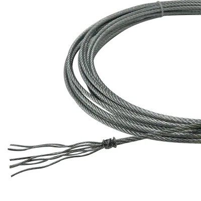 Un buen precio. Cable de alambre galvanizado de acero inoxidable 7*7 7*19 1,2 mm-16 mm para aplicaciones industriales en línea