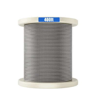 Un buen precio. Cable de acero inoxidable de 7x7 1/8 pulgadas en línea
