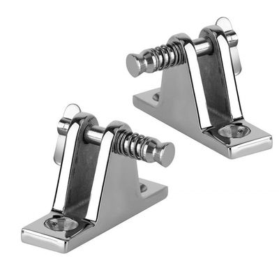 Un buen precio. 316 Acero inoxidable Bimini Top Deck Hinge Hardware Marítimo para cubierta de accesorios de embarcaciones en línea