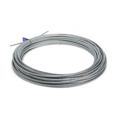 Un buen precio. AiSi estándar 6x7 FC cuerda de alambre de acero galvanizado fuerte y resistente para cualquier aplicación en línea