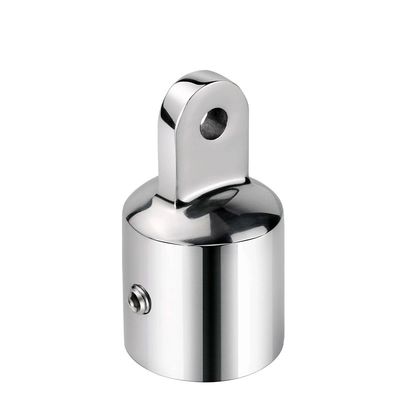 Un buen precio. Espejo de hardware marino pulido 316 de acero inoxidable Awning Eye End Top Fitting para barcos en línea