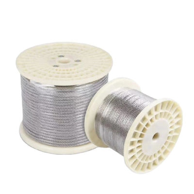 Un buen precio. Cables de elevación duraderos AISI304 1X19 de 6 mm para el servicio de flexión en operaciones mineras en línea