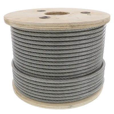 Un buen precio. Cable de avión galvanizado de flexión 1x7 1x19 7x7 7x19 cuerda de alambre de acero para grúa elevadora en línea