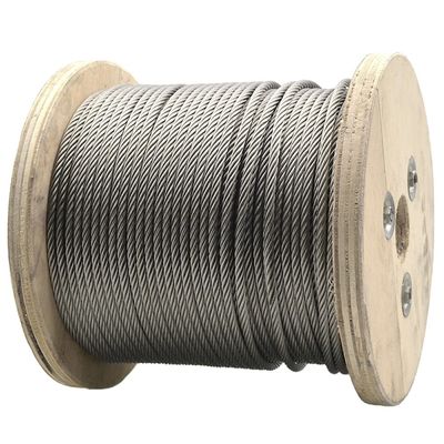 Un buen precio. 6x31WS FC 25mm cuerda de alambre de acero sin galvanizar para perforación y rendimiento de larga duración en línea