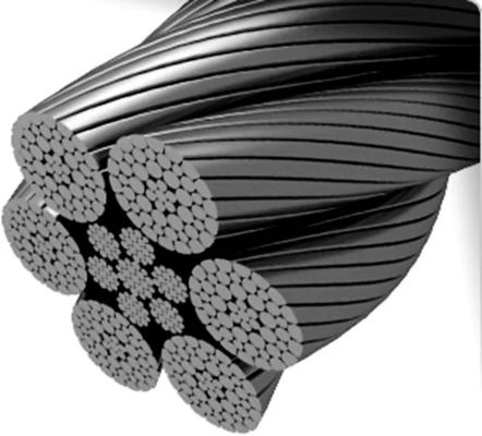 Un buen precio. Cables de acero galvanizado de flexión 6xK36WS IWRC 32 mm para aplicaciones de elevación de carga pesada en línea