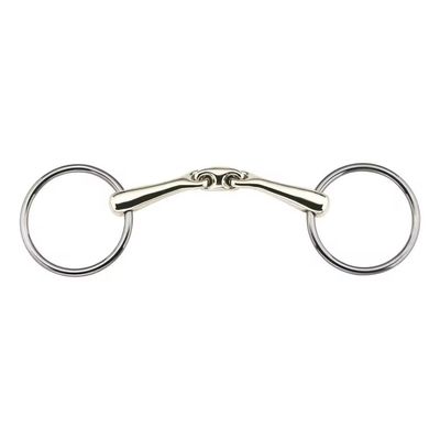 Un buen precio. Polished de acero inoxidable anillo suelto pedazos de la boca del caballo para la equitación competitiva en línea