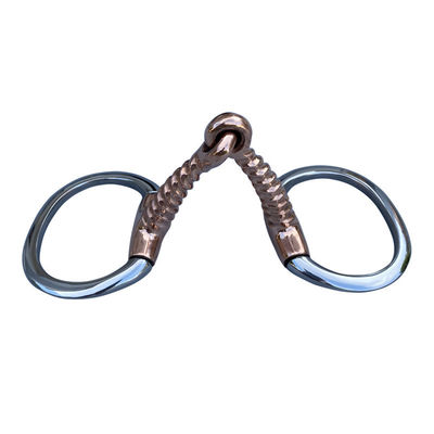 Un buen precio. Piezas de caballo ecuestre de acero inoxidable con acabado pulido y diseño de anillo suelto en línea