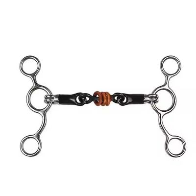 Un buen precio. Anillo de boca de caballo de entrenamiento ecuestre en material de acero inoxidable con grosor de boca en línea