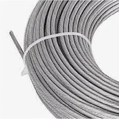 Un buen precio. 500 pies de cables 6x36ws FC/Iwrc cuerda de alambre de acero sin galvanizado y galvanizado para elevación en línea