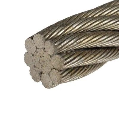 Un buen precio. Cables de acero sin galvanizado o galvanizado para elevación 8x19S FC/IWRC en línea