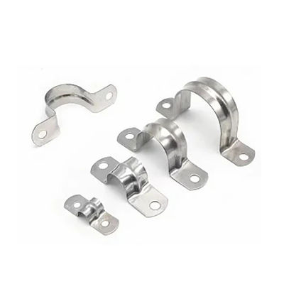 Un buen precio. Tubo de plomería de acero inoxidable Silla de clips de soporte con acabado polaco en línea